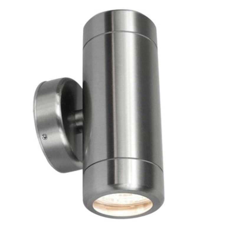 S/Steel Up/Down Wall Light - Click Image to Close